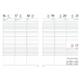 Agenda settimanale 2026 - 17x24 cm - rosso inglese