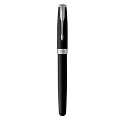 Penna roller Parker Sonnet punta F inchiostro nero Parker Matte Black CT 1931523