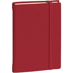 Agenda giornaliera 2026 - Quo Vadis Daily - 12x17 cm - rosso
