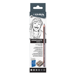 Image of Matita Lyra Graduate Graphite Manga set da 8 pezzi in astuccio append031