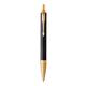 Penna a sfera Parker IM punta M inchiostro blu Premium Black GT 1931667