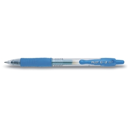 Penna gel a scatto Pilot G-2 0,7 mm light blue - 001487- conf. 12