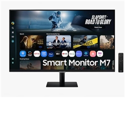 Samsung S32FM700 Smart Monitor UHD Con USB-C Speaker E Telecomando-image