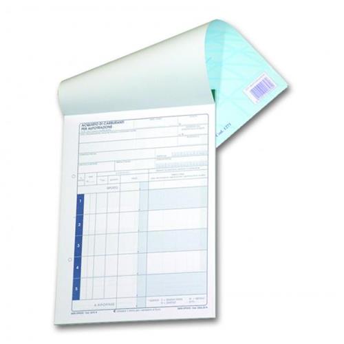 Blocco 50 Schede Carburante Edipro - Modulo Contabile Per Registrazione Carburante 23x14.8 Mm - Foto 2