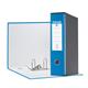 Registratore Eurofile Esselte - protocollo - dorso 8 - 23x33 cm - blu Vivida